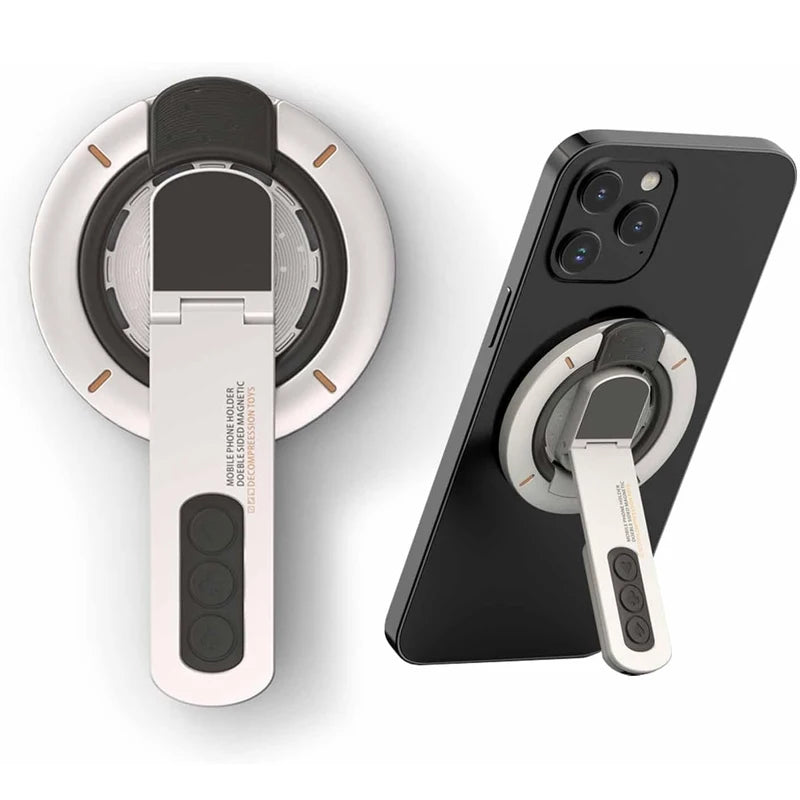 Axomag Pivot — Double-Sided Magnetic Grip & Kickstand