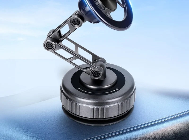 Axomag Reach scissor-arm magnetic mount in graphite